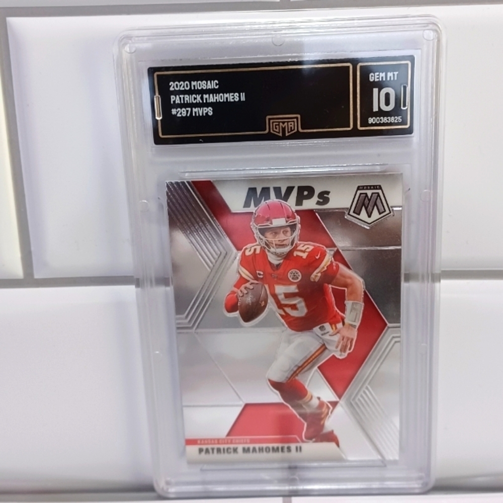 2020 Panini Mosaic Patrick Mahomes II Silver Prizm Mvps GMA 10 Mint #297 Chiefs